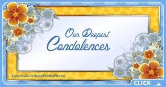 Our Deepest Condolences - Sympathy Card